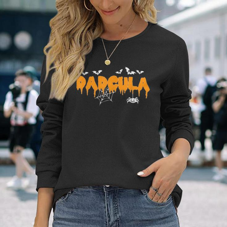 Dadcula Daddy Matching Halloween Costume Dad Long Sleeve T-Shirt T-Shirt Gifts for Her