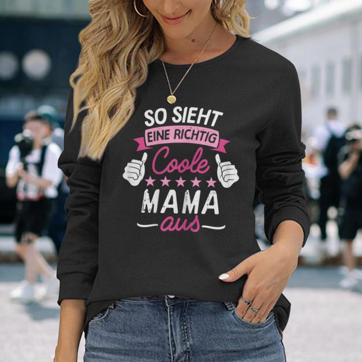 Damen Langarmshirts Coole Mama, Lustiges Design für Mütter Geschenke für Sie