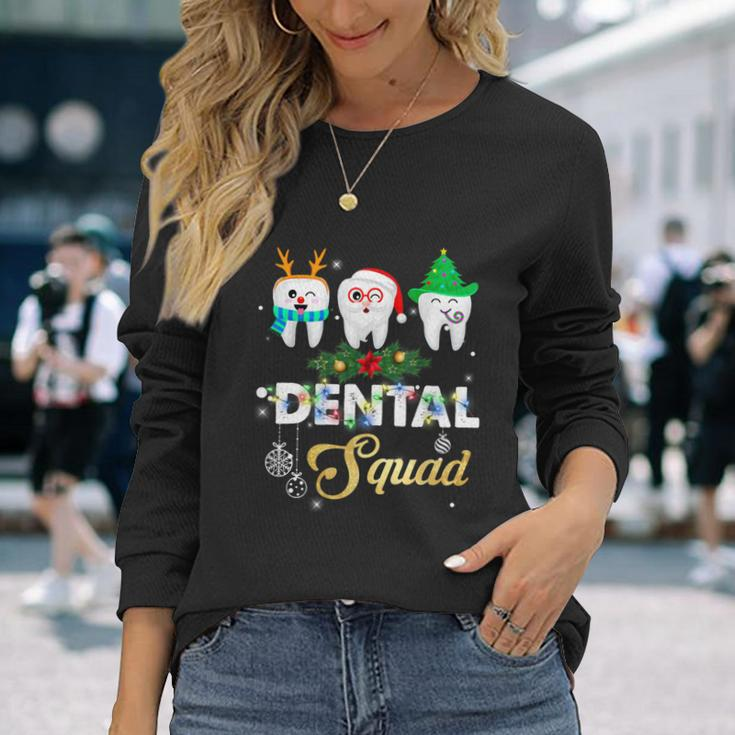 Dental Ugly Christmas Sweaters Long Sleeve T-Shirt Gifts for Her