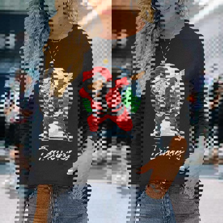 Downes Name Santa Downes Long Sleeve T-Shirt Gifts for Her