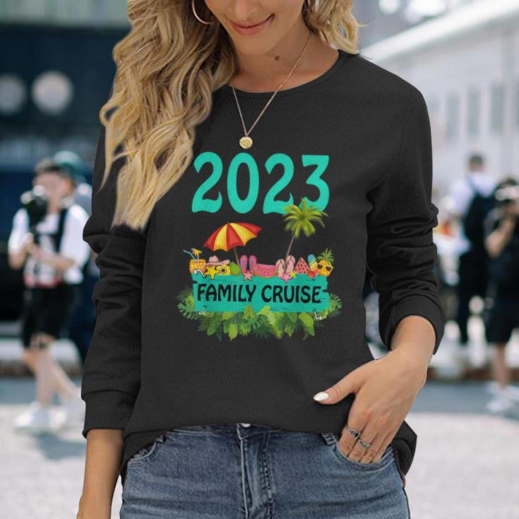 Family Cruise 2023 V2 Long Sleeve T-Shirt Gifts for Her