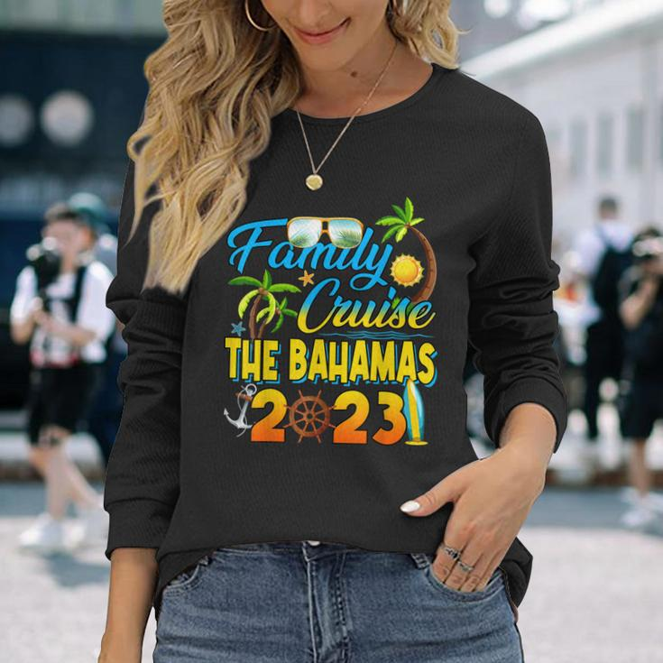 Family Cruise The Bahamas 2023 Summer Matching Vacation Long Sleeve T-Shirt T-Shirt Gifts for Her