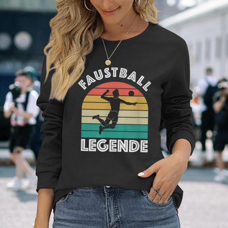 Faustball Legende Für Faustballer Faustballspieler Faustball Langarmshirts Geschenke für Sie