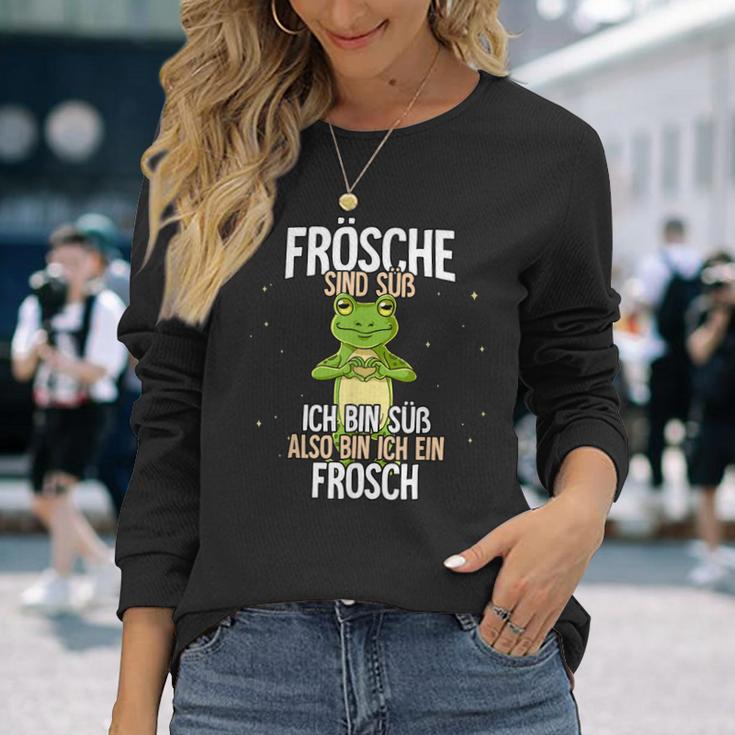 Frösche Sind Süß Frosch Langarmshirts Geschenke für Sie