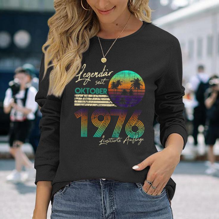 Geburtstag Geschenk Legendär Seit Oktober 1976 Langarmshirts Geschenke für Sie