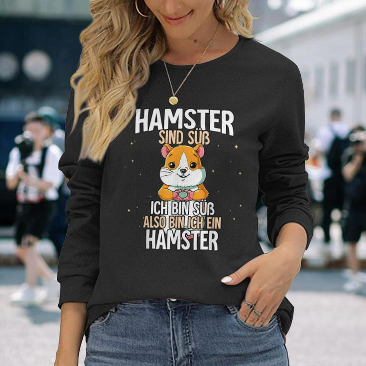 Hamster Sind Süß Hamster Langarmshirts Geschenke für Sie