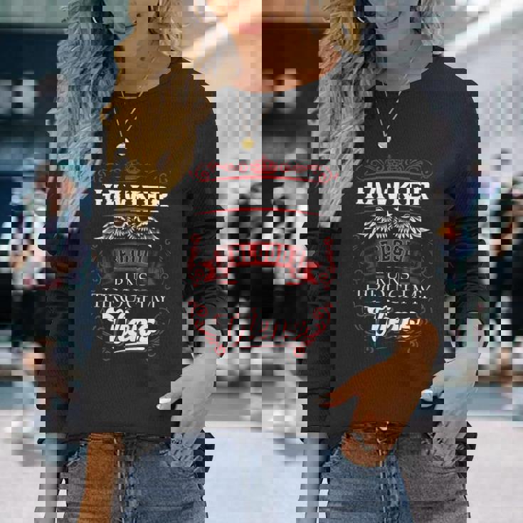 Hawker Blood Runs Through My Veins Long Sleeve T-Shirt Gifts for Her
