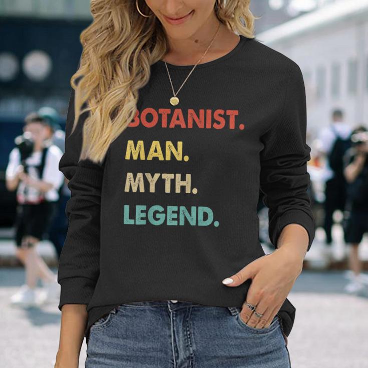 Herren Botaniker Mann Mythos Legende Langarmshirts Geschenke für Sie