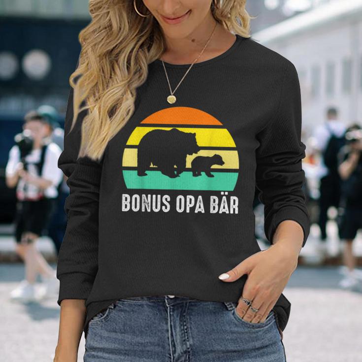 Herren Opa Bär Bonus Opa Bär Langarmshirts Geschenke für Sie