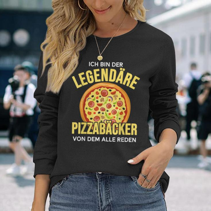 Ich Bin Der Legendäre Pizzabäcker Weltbester Pizzabäcker Langarmshirts Geschenke für Sie