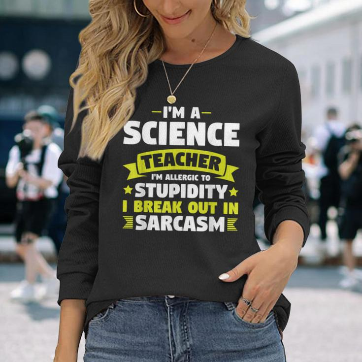 Ich Bin Ein Lehrer Für Wissenschaft Lehre V2 Langarmshirts Geschenke für Sie