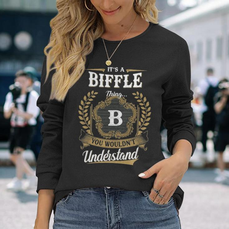 Its A Biffle Thing You Wouldnt Understand Shirt Biffle Crest Coat Of Arm Long Sleeve T-Shirt Gifts for Her