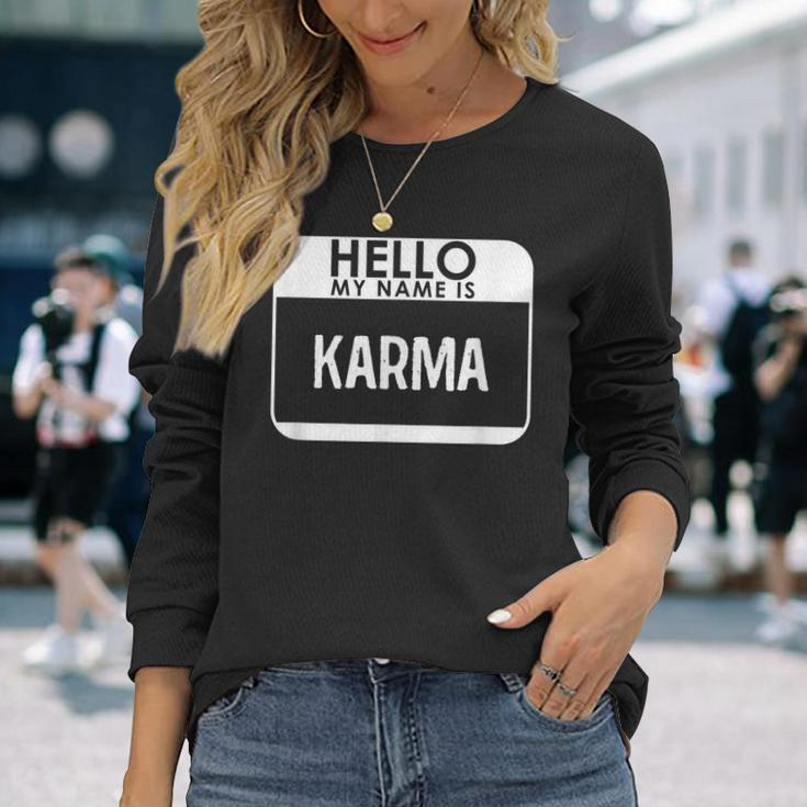 Karma Costume Easy Halloween Outfit Long Sleeve T-Shirt T-Shirt Gifts for Her