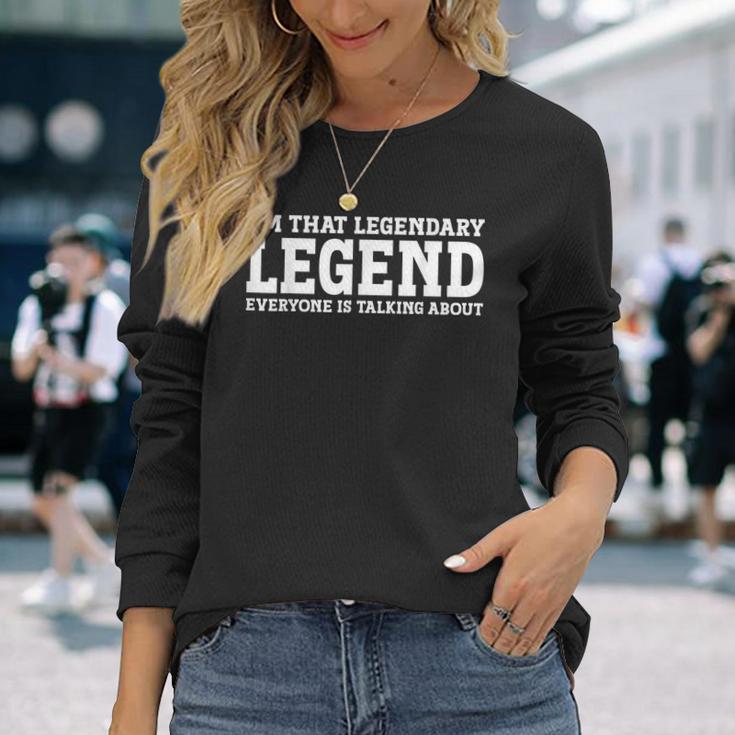 Legende Persönlicher Name Lustige Legende Langarmshirts Geschenke für Sie