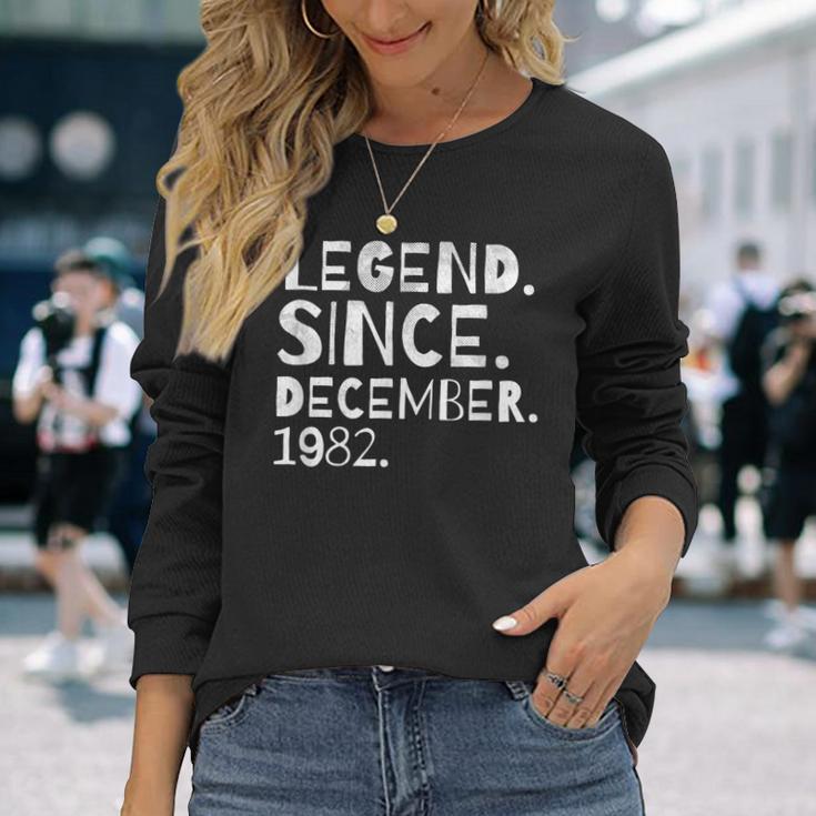 Legende Seit Dezember 1982 Langarmshirts, Geburtstags-Langarmshirts für Männer & Frauen Geschenke für Sie