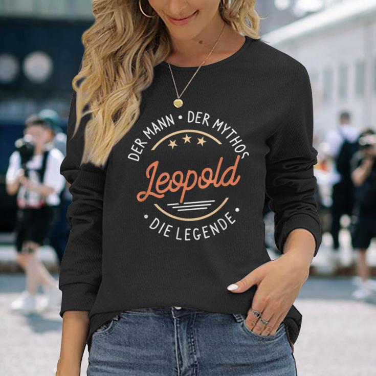 Leopold Der Mann Der Mythos Die Legende Langarmshirts Geschenke für Sie