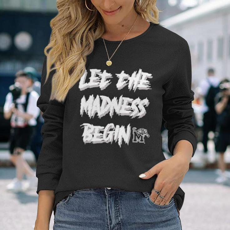 Let The Madness Begin Memphis Basketball Long Sleeve T-Shirt T-Shirt Gifts for Her