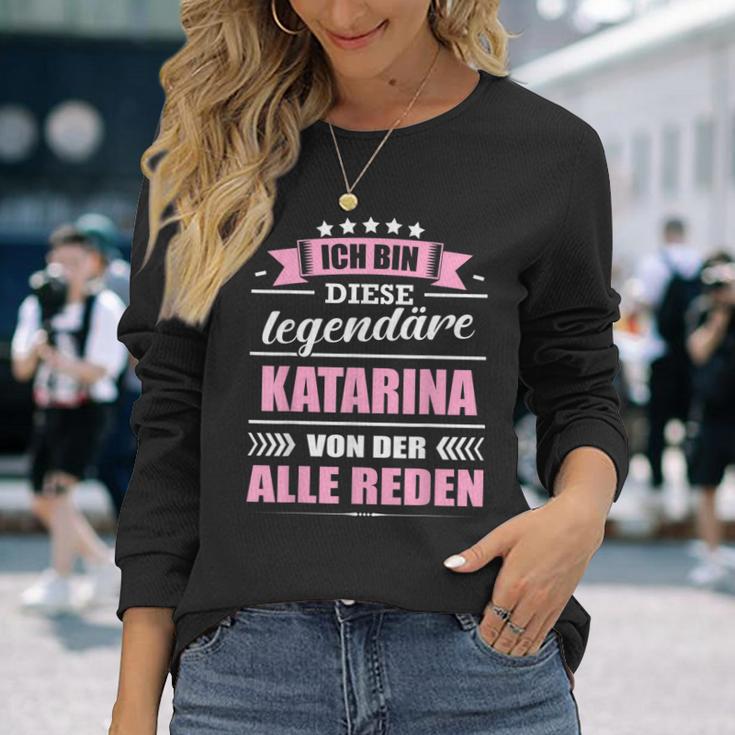 Name Katarina Vorname Namensgeschenke Namenstag Langarmshirts Geschenke für Sie