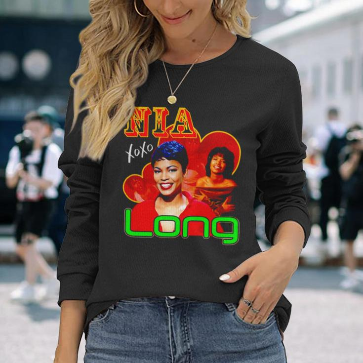 Nia Long Xoxo Long Sleeve T-Shirt Gifts for Her