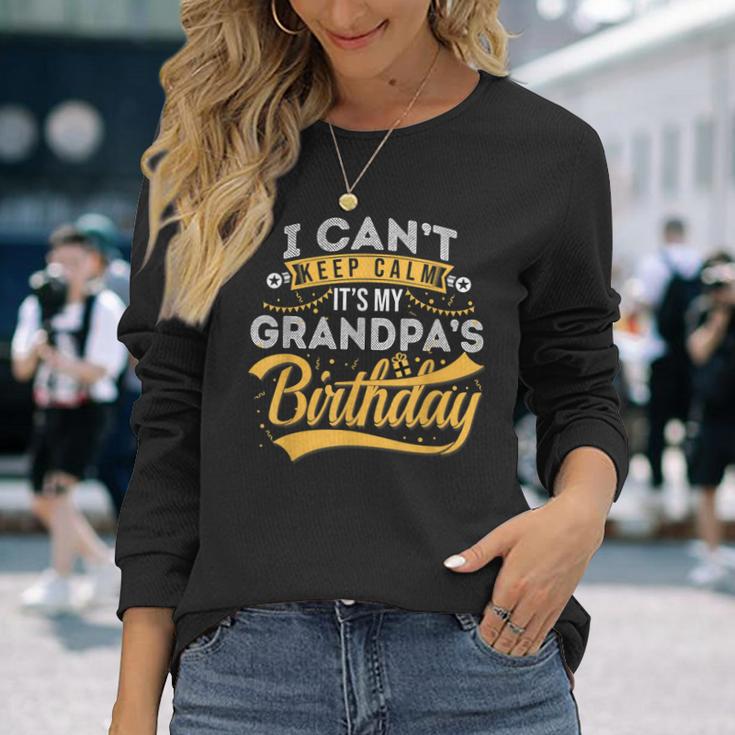 Nicht Ruhig Opa Geburtstag Langarmshirts, Herzlichen Glückwunsch Design Geschenke für Sie