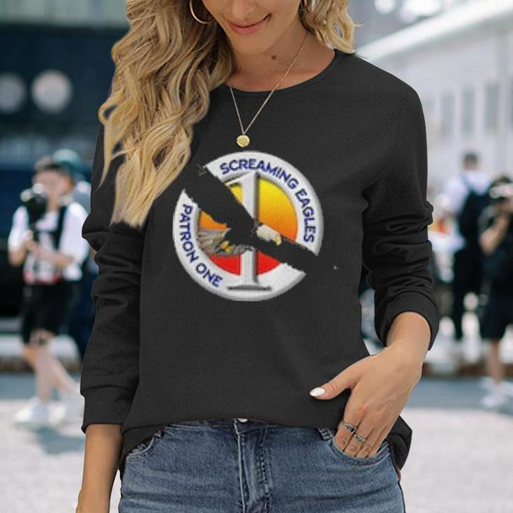Patrol Squadron Vp 1 Navy P 3 P 8 Eagles Patch Long Sleeve T-Shirt Gifts for Her