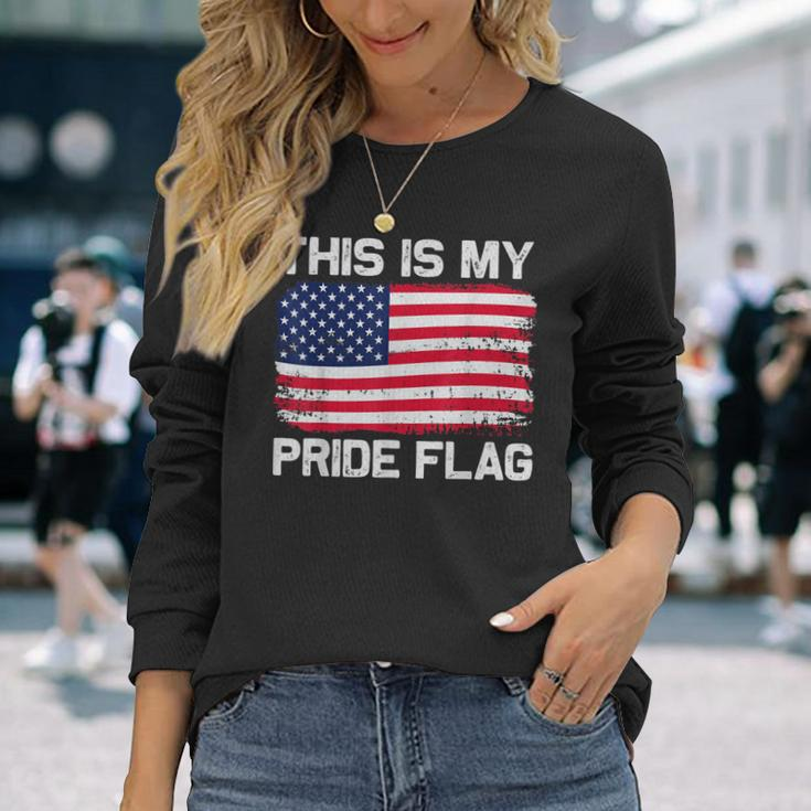 This Is My Pride Flag Long Sleeve T-Shirt Gifts for Her