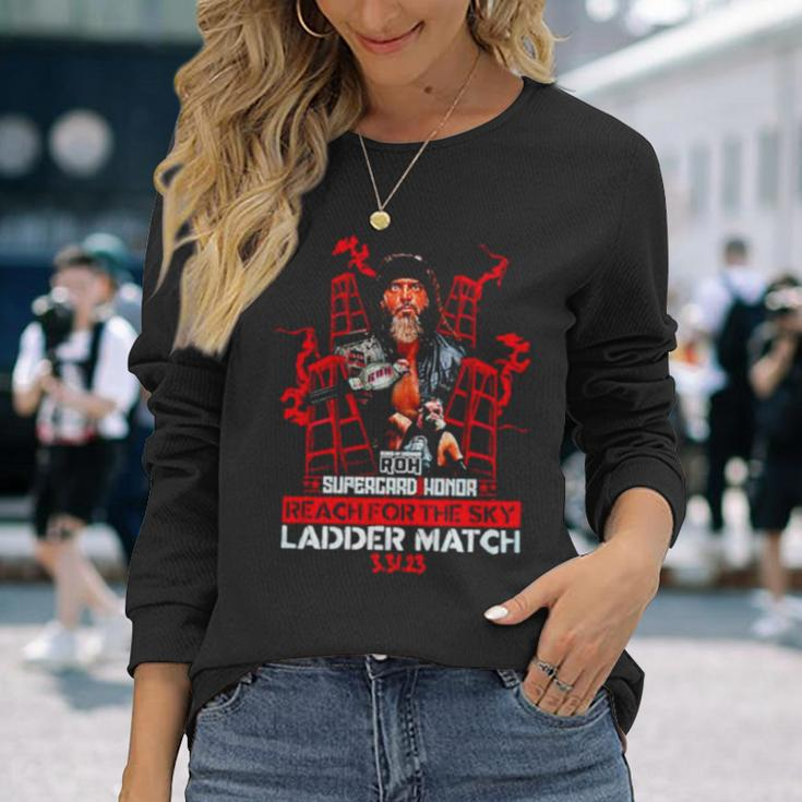 Roh Reach For The Sky Ladder Match Long Sleeve T-Shirt T-Shirt Gifts for Her