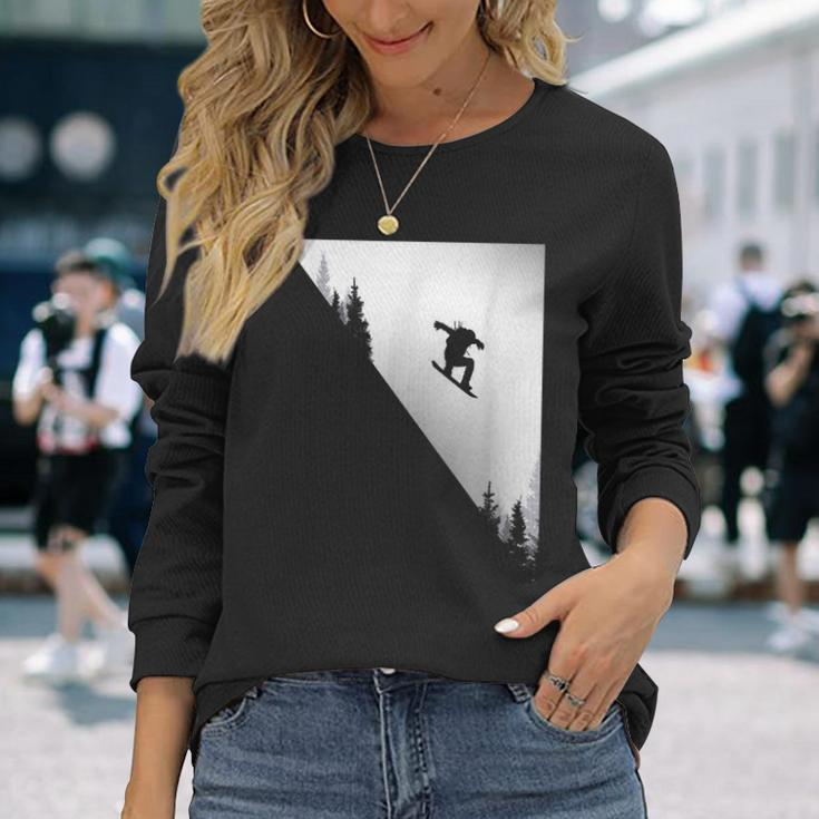 Snowboard Apparel Snowboarding Snowboarder Snowboard Long Sleeve T-Shirt T-Shirt Gifts for Her