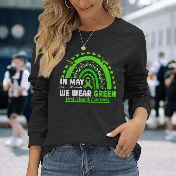 Mental Health Matters We Wear Green Mental Health Awareness Shirt