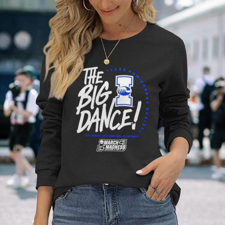 Texas A&AmpM Corpus Christi The Big Dance March Madness 2023 Division Men’S Basketball Championship Long Sleeve T-Shirt T-Shirt Gifts for Her