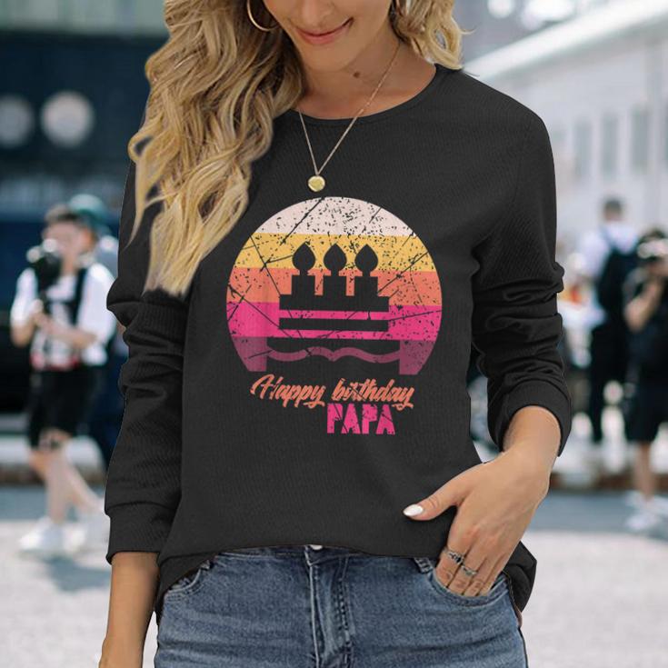 Unser Geburtstag Papa Geschenk Langarmshirts Geschenke für Sie