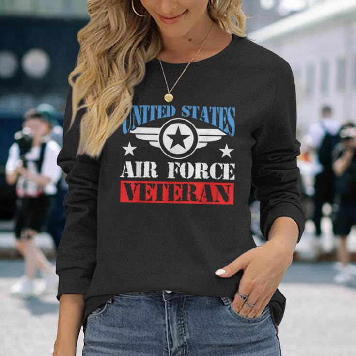 Us Air Force Veteran United States Air Force Veteran Long Sleeve T-Shirt Gifts for Her
