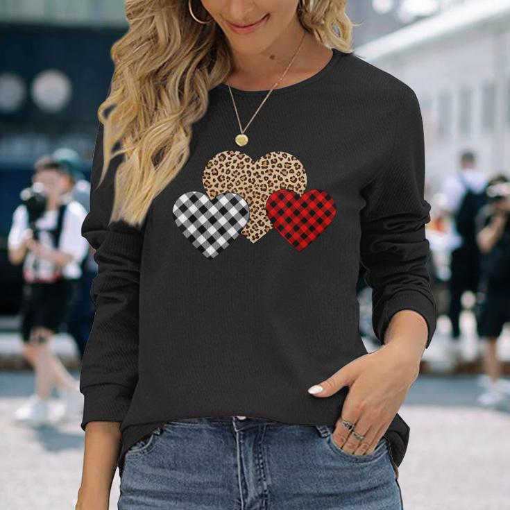 https://i2.cloudfable.net/styles/735x735/119.110/Black/valentine-three-hearts-leopard-buffalo-plaid-valentines-day-long-shirt-20230207110717-yg4x4z3h.jpg