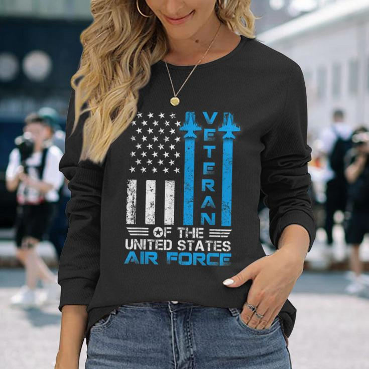 Veteran Of The United States Us Air Force Usaf Long Sleeve T-Shirt Gifts for Her