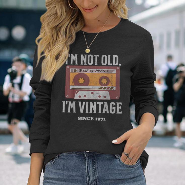 Vintage 1971 Langarmshirts, Retro Geburtstagsdesign für Männer & Frauen Geschenke für Sie