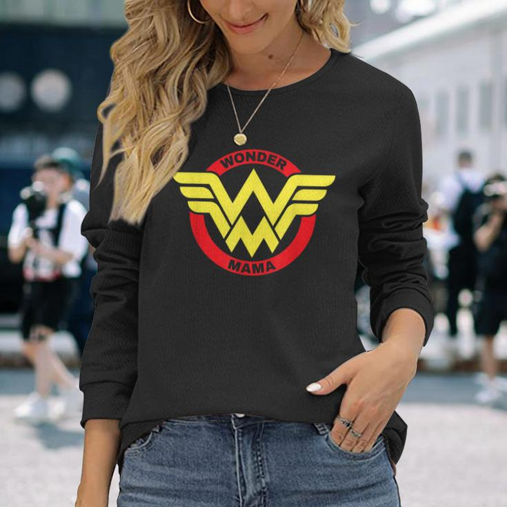 Wonder Mama Für Damen Superhelden-Mama Langarmshirts Geschenke für Sie