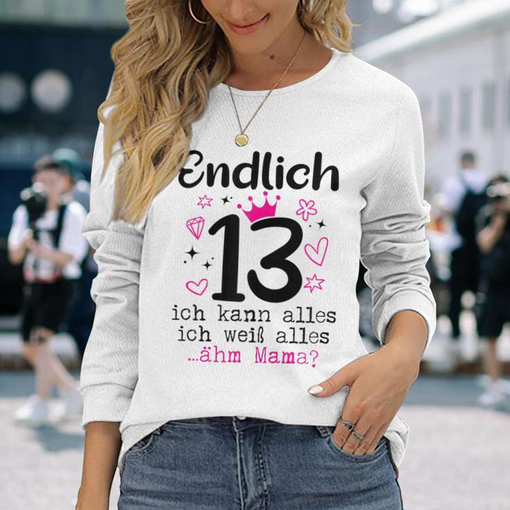 13 Geburtstag Mädchen Endlich 13 Jahre Langarmshirts Geschenke für Sie