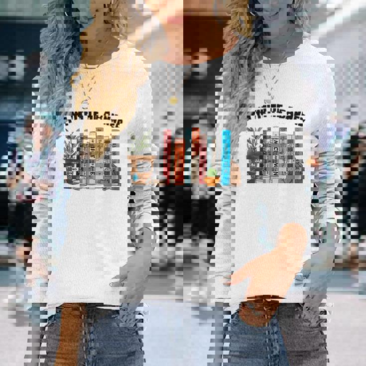 Im With The Banned Love Reading Books Outfit For Bookworms Long Sleeve T-Shirt Gifts for Her