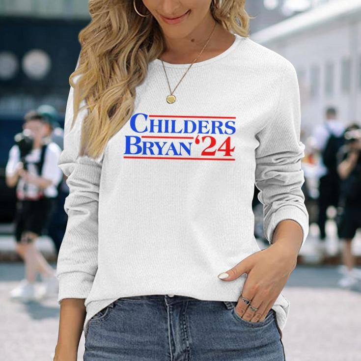 Childers Bryan 2024 Election Long Sleeve T-Shirt Gifts for Her