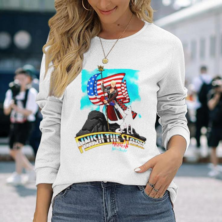 Cody Rhodes Finish The Story American Nightmare Long Sleeve T-Shirt Gifts for Her
