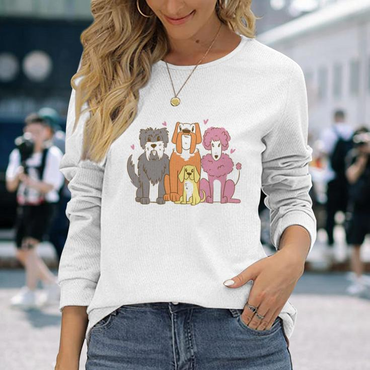 Dog Lover Cute Pet Long Sleeve T-Shirt Gifts for Her