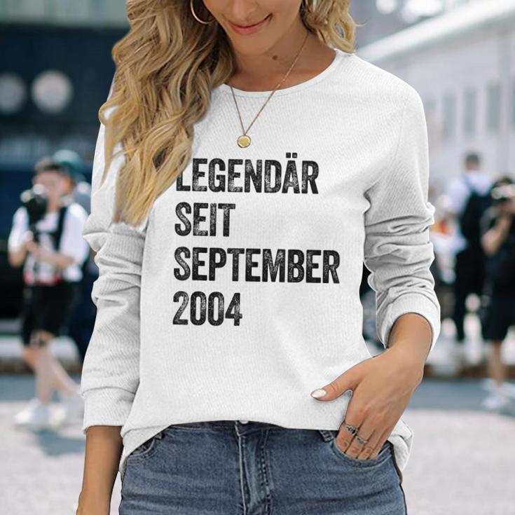 Geburtstag Legendär Seit September 2004 Jahrgang Vintage Langarmshirts Geschenke für Sie