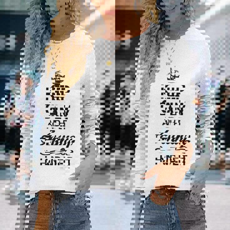 Keep Calm And Let Ananya Handle It Name Long Sleeve T-Shirt Gifts for Her