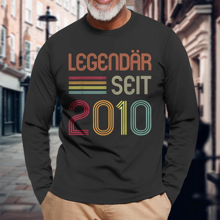 12 Geburtstag Legendär Seit 2010 Geschenk Langarmshirts Geschenke für alte Männer