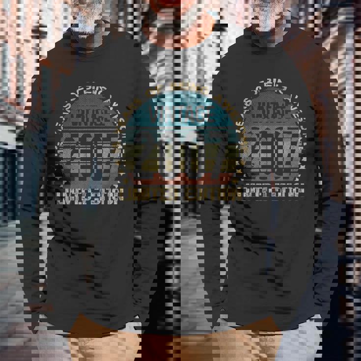16Th Birthday 16 Year Old Limited Edition Vintage 2007 Long Sleeve T-Shirt Gifts for Old Men