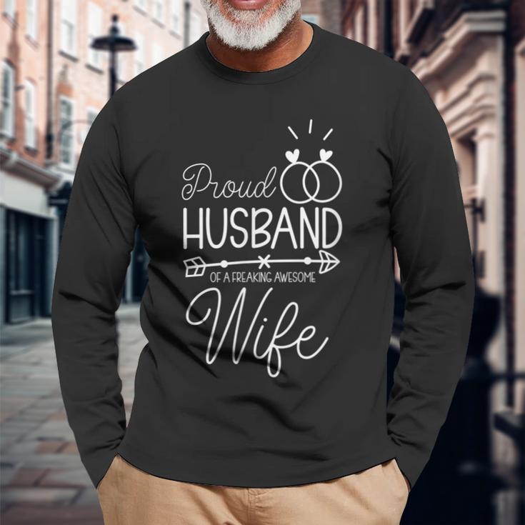 Couple Matching Wedding For Husband  Unisex Long Sleeve
