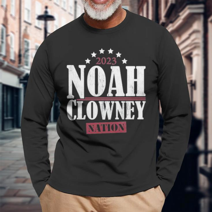 2023 Noah Clowney Nation Long Sleeve T-Shirt T-Shirt Gifts for Old Men