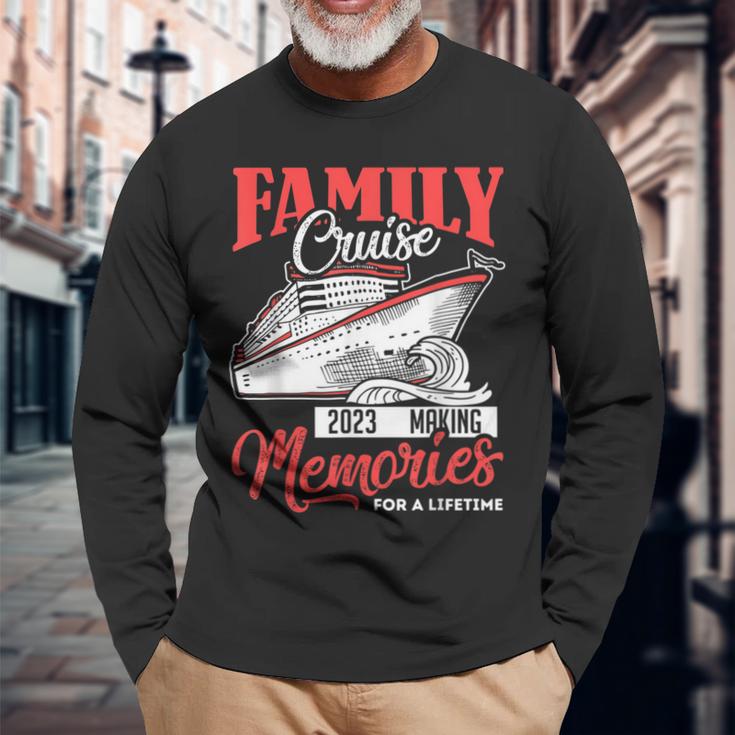 Family Cruise  2023 Vacation Funny Party Trip Ship Gift  Unisex Long Sleeve
