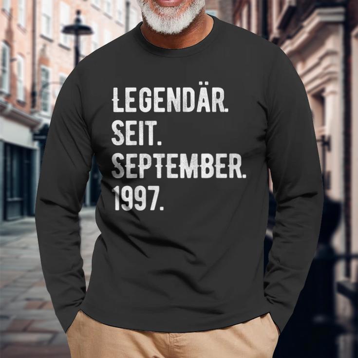 26 Geburtstag Geschenk 26 Jahre Legendär Seit September 199 Langarmshirts Geschenke für alte Männer