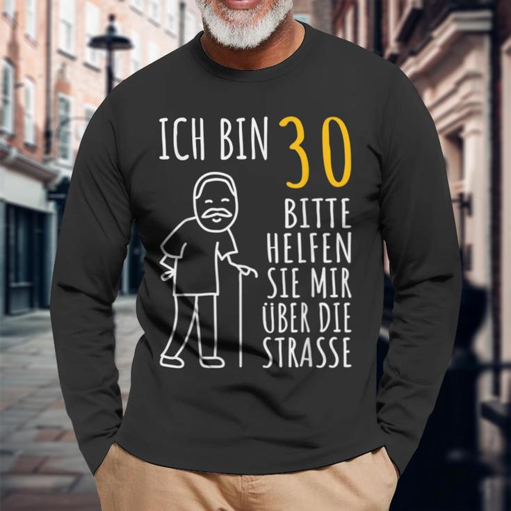 30. Geburtstag Herrn Langarmshirts, Lustiges Ich Bin 30 Design Geschenke für alte Männer